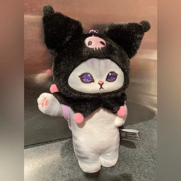 🐱🐰 20cm Sanrio Mofusand Cat Cross-Dressing Kuromi My Melody Plush Stuff Doll Toy - Picture 2 of 10